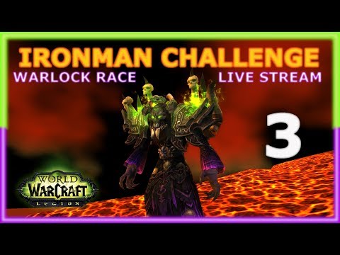 Warcraft (WoW) Ironman Challenge - Level 58 - 59 (Warlock Race)
