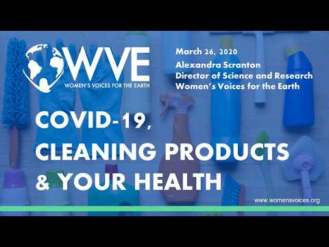 Webinar: COVID-19, Cleaning Products & Your Health
