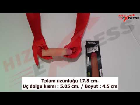 Lovetoy Nature Extender 5 cm Dolgulu Penis Kılıfı Uzatmalı Realistik Kılıf LV4213F