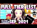 🖊️ UPDATED All Star Tower Defense Tier List 🖊️ New September 2.0!