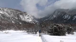 preview picture of video 'Bell's Canyon Snowshoeing Trip'