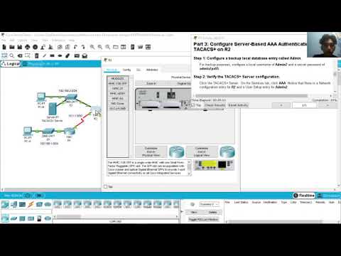 3.6.1.2 Packet Tracer – Configure AAA Authentication on Cisco Routers
