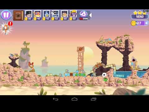 ANGRY BIRDS STELLA BEACH DAY{EPISODE 2} LEVEL 60 THREE STAR WALKTHROUGH