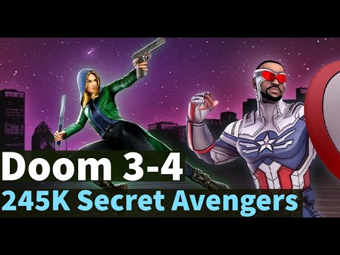 245K Secret Avengers! Doom 3-4 Campaign Unlock Guide | Marvel Strike Force - Free to Play