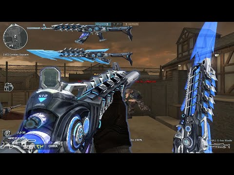 Crossfire NA : M4A1 S Ice Blade - Hero Mode X - Zombie V4