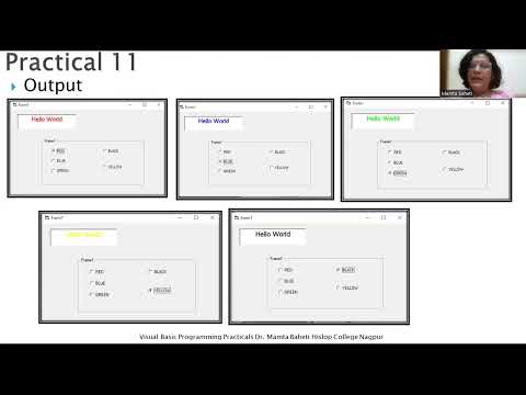 Visual Basic Practical 12