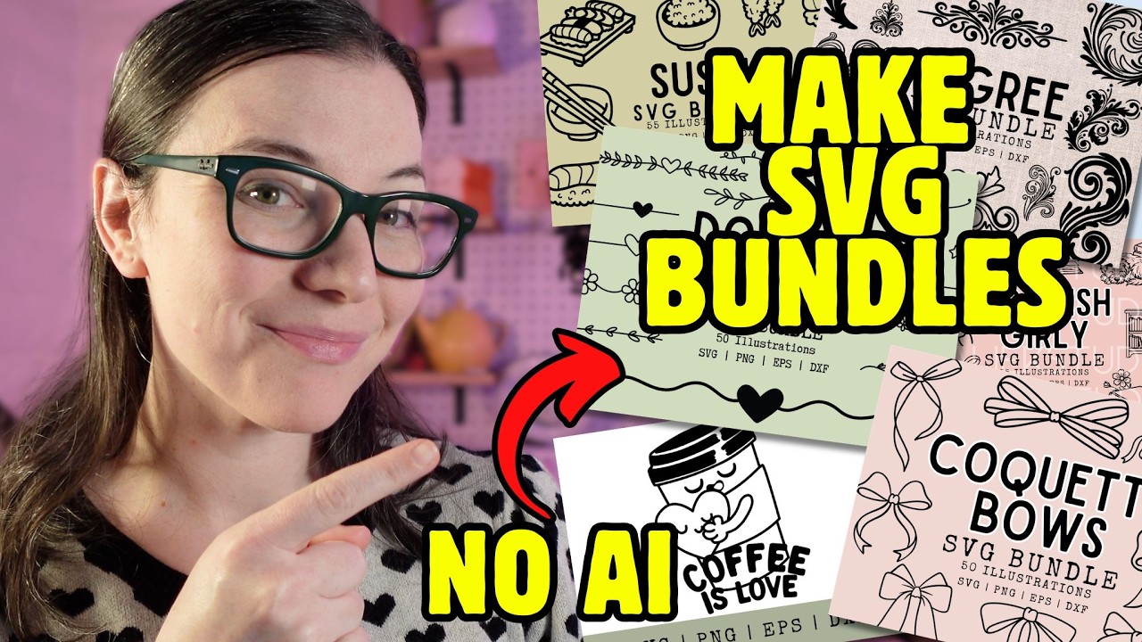 SVG Design Bundle Tutorial | Make Money Selling Designs