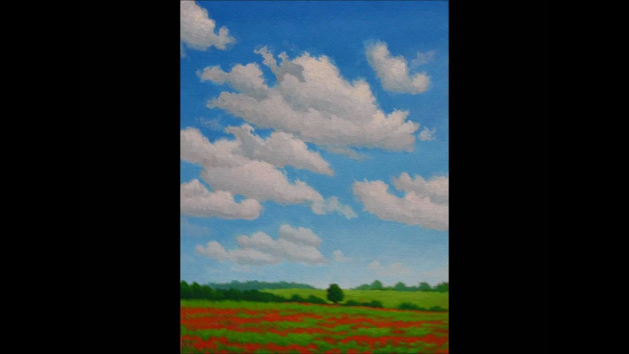 Cloud Study  in Acrylic