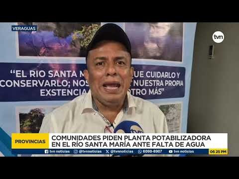 Crisis de agua en Veraguas reaviva propuesta de construir una nueva planta potabilizadora