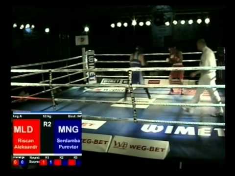 STAMM 2011 półfinał 52kg RISCAN Aleksandr  vs SERDAMBA Purevtorj
