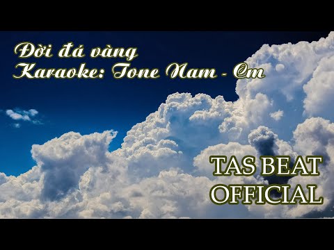 Karaoke Đời đá vàng - Tone Nam | TAS BEAT