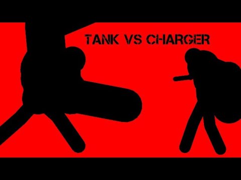 Tank Vs Charger Animation | Stickman Animation | Stick Nodes Pro