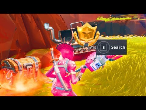 SEASON 6 WEEK 9 SECRET Battle Star Location " Free Tier Battle pass " - Fortnite Battle Royale