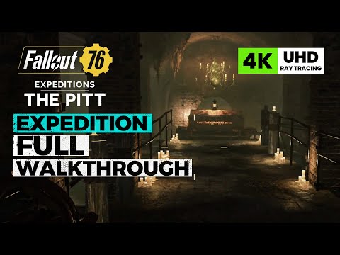 Fallout 76: The Pitt | The Trench Expedition Walkthrough (Solo)