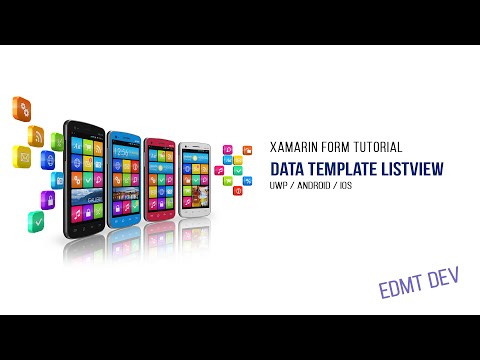 Xamarin Form Tutorial 21 DataTemplate ListView
