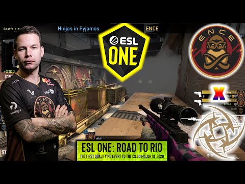 🇫🇮 ENCE Allu vs 🇸🇪 NiP TRAIN POV HIGHLIGHTS  - ESL One: Road to Rio 2020