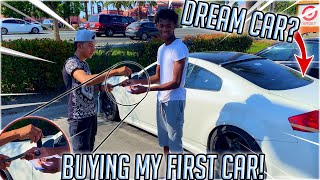 BUYING MY FIRST CAR AT 18 + Test Drive | Dream Car? | Learning Manual