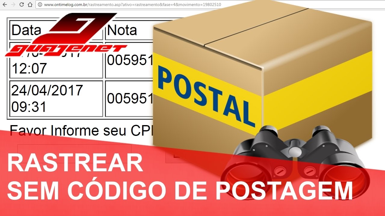 Como Rastrear Mercadoria sem código de rastreio