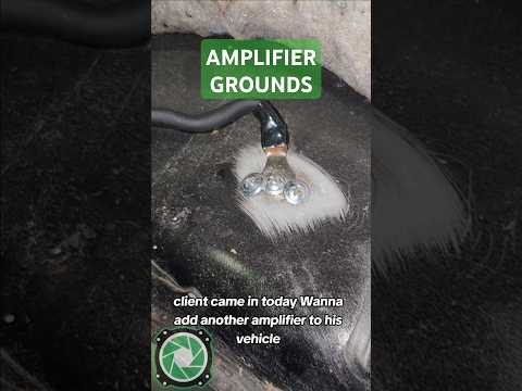 Before we add another AMP let's clean up these GROUNDS