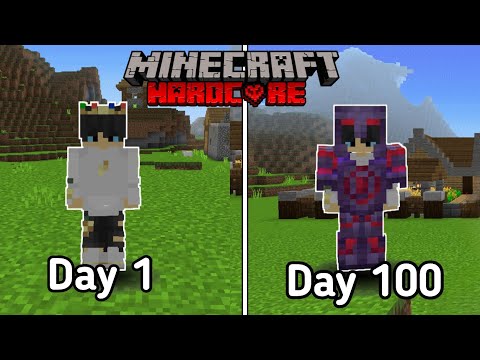 EPIC 100-Day Survival Journey in Minecraft PE!