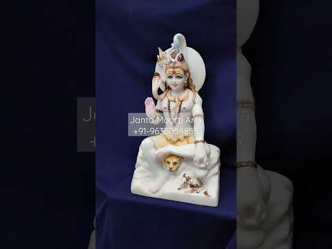 White Marble Shiva Statue