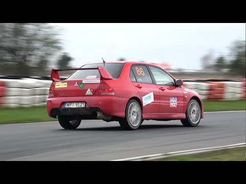 Michał Godusławski, Mitsubishi Lancer Evo IX - Puchar Toru Modlin 2023 - 1 runda - 16.04.2023