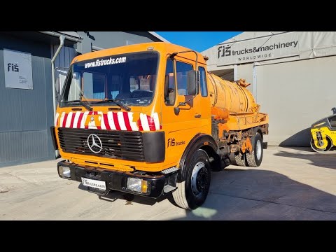 MERCEDES BENZ 1622 4x2 vacuum truck 7000 liters - FIŠ TRUCKS SLOVENIA