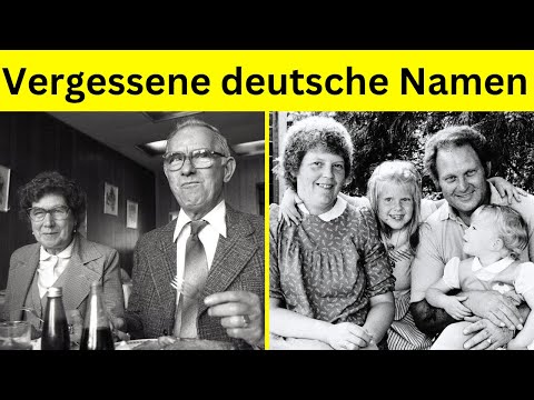 20 alte deutsche Namen, die man heute kaum noch hört