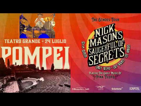 NICK MASON - Live in Pompei Full Concert. The Echoes Tour. July 24, 2023. Multicam & subtitles