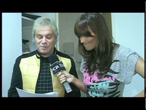 Beto Casella en el backstage de Bendita Tv