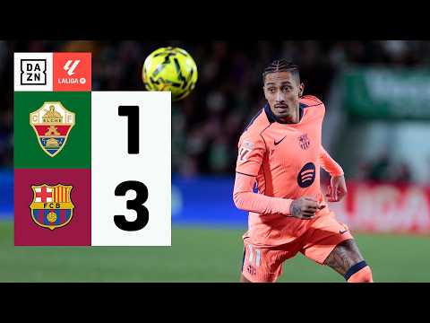 Resumen Elche vs FC Barcelona Jornada 22