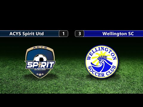 ACYS Spirit United v Wellington Wave (06B) 9.8.2018