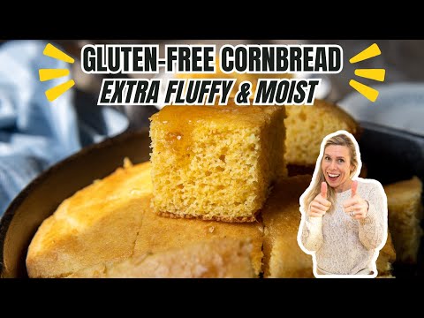 Uber Fluffy, Moist GLUTEN-FREE CORNBREAD (Copycat Jiffy Mix Recipe)