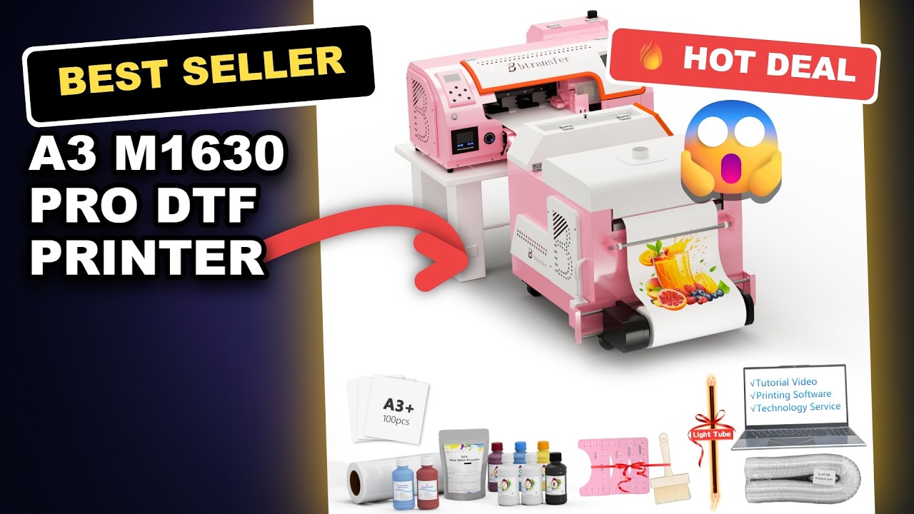 A3 M1630 Pro DTF Printer Bundle Review: Is This Worth the Investment?
