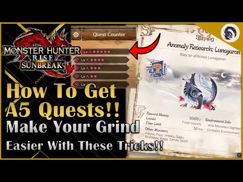 How to EASILY Unlock A5 Anomaly Quests | Sunbreak Title Update 1