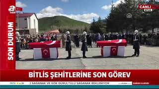 Bitlis Şehitlerine Son Görev! / A Haber | A Haber