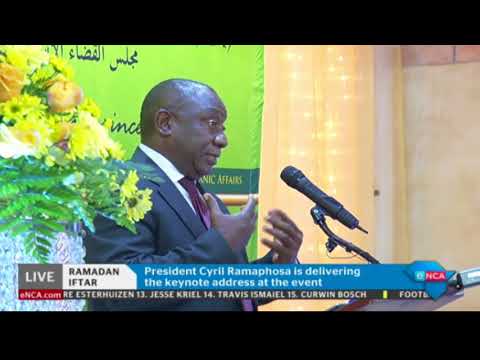 President Ramaphosa takes part in Ramadan Iftar