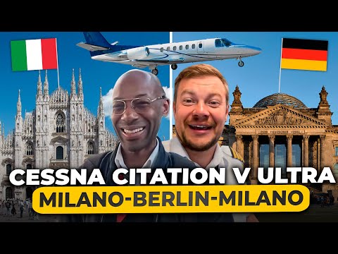 Cessna Citation V Ultra quick flight: Milano 🇮🇹 - Berlin 🇩🇪 –  Milano 🇮🇹!