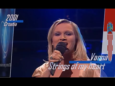 eurovision 2001 Croatia 🇭🇷 Vanna - Strings of my heart ᴴᴰ