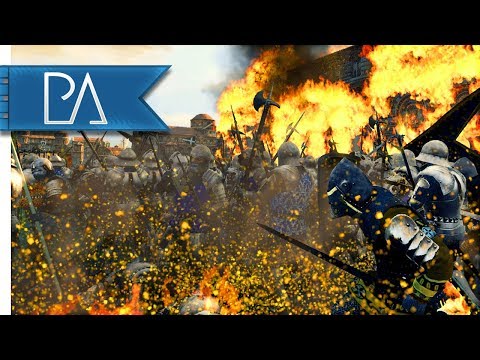 GRAND SIEGE OF FIRE & VALOR: MEDIEVAL BATTLE - Medieval Kingdoms Total War 1212AD Mod Gameplay