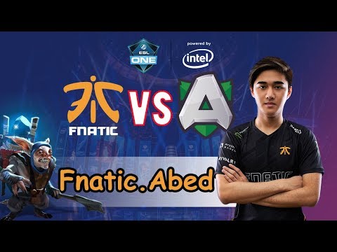 ESL Katowice Fnatic VS Alliance Game 1 - Abed Meepo - Enemies Cant Run From Abed - Dota 2