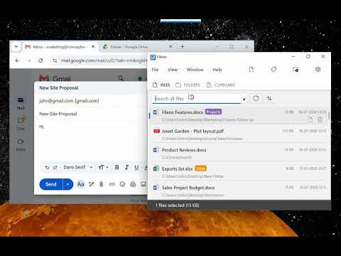 Search and share files/folders easily