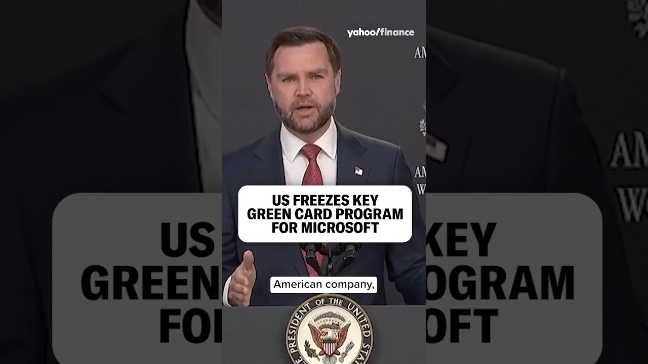 Microsoft suspended from sponsoring H-!B workers for green cards