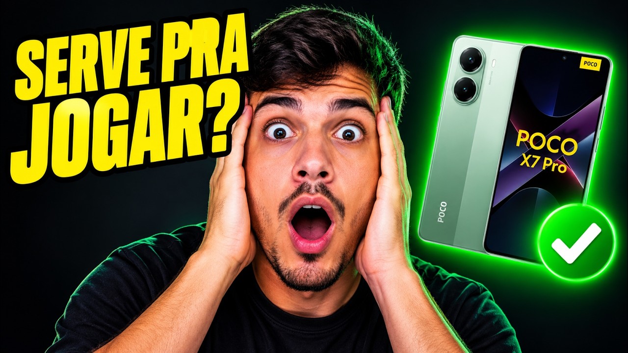 Serve pra jogar Free Fire? POCO X7 Pro: 5G, Bateria, IP68, NFC e vale a pena em 2025!
