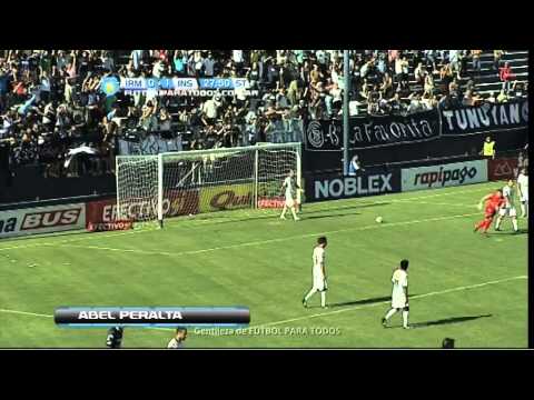 Gol de Peralta.Independiente RM 1 Instituto 1.Fecha 28. Torneo Primera B Nacional.Fútbol Para Todos