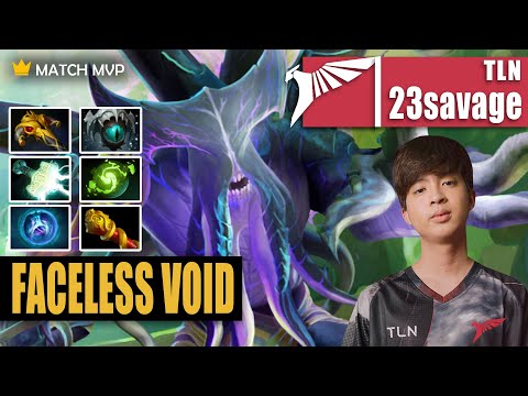 Faceless Void Safelane | TLN.23savage | HARD PRACTICING PERFECT CHRONO | 7.32b Gameplay Highlights