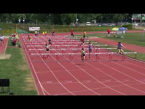 80m prepone MLAĐE KADETKINJE [Ž], 4. skupina - Prvenstvo Hrvatske u višebojima 2018