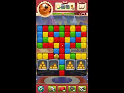 Toon Blast Level 3154 - NO BOOSTERS 🐻🐺🐱 | SKILLGAMING ✔️