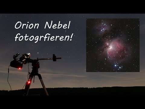Ich habe den Orionnebel fotografiert