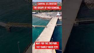 Carnival Celebration  passengers almost get left behind!! #pierrunners #carnivalcruiselines